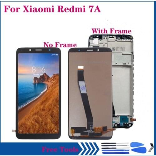 5.45-inch New LCD For Xiaomi Redmi 7A LCD Display Touch Screen Digitizer Assembly For Redmi 7a LCD Repair kit with frame