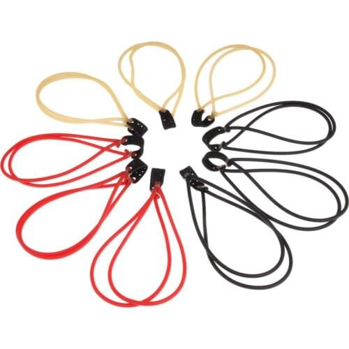 10Pcs 4mm Strong Powerful Slingshot Rubber Band Hunting Catapult Slingshots Elastic Band Practical Fitness Bungee Tube 2040
