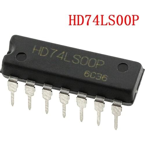 10PCS HD74LS00P DIP14 HD74LS00 DIP SN74LS00N 74LS00 SN74LS00 DIP-14 new and original IC