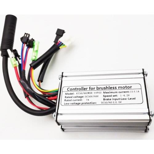 48V~36V 15A Controller For 50W 350W Brushless Motor Electric Bicycle Display