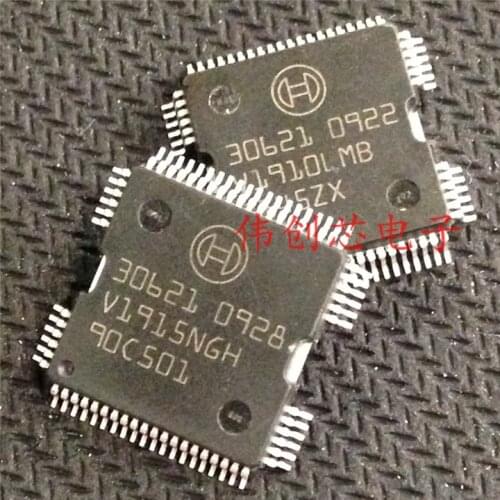 5PCS/LOT 30621 QFP64 Automotive computer board injection driven IC chip For BOSCH Car IC Chips on-board Computer chip