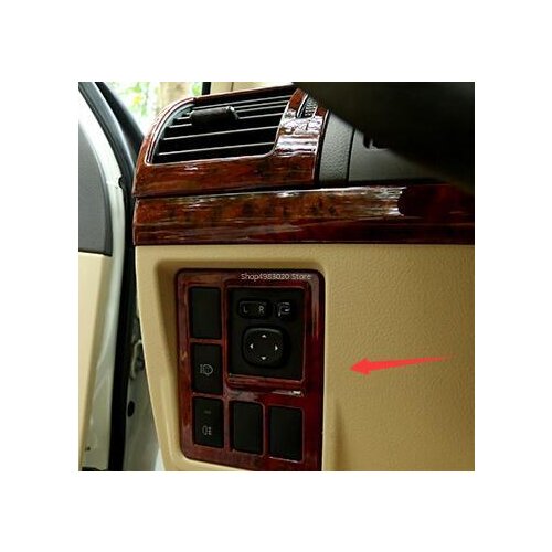 ABS Chrome For Toyota Prado Car Accessories 2010 - 2017 foglight Headlamps Adjustment Switch Cover Trim car styling accessories