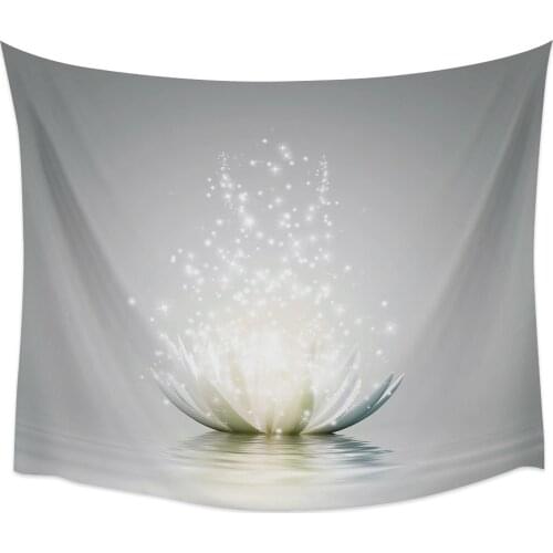 Flower Abstract Lotus Wall Tapestry Home Wall Decor Tapestry Bedroom Tapestry Wall Hanging Picnic Mat Yoga Mat