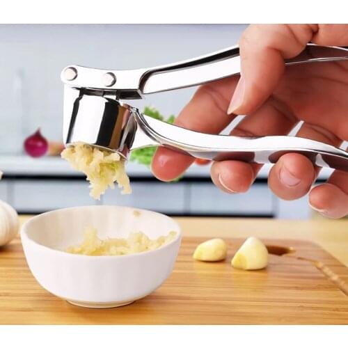 Imitating Stainless Steel Garlic Press Crusher Kitchen gadgets accessories Cooking Ginger Squeezer Masher Handheld Mincer Tools