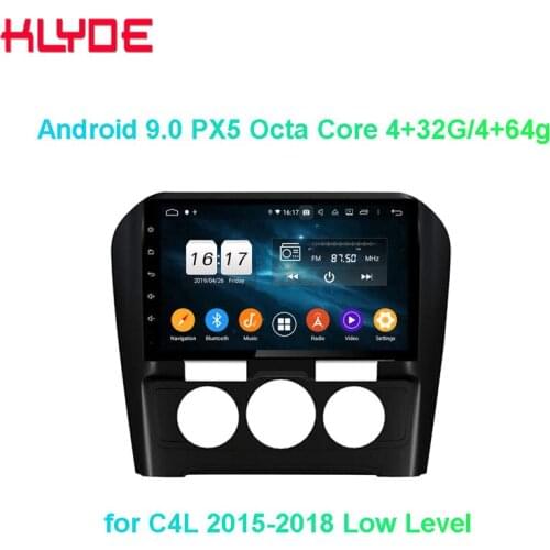 KLYDE KD-1977 KLYDE OEM Android Octa core Car stereo player for C4L Low Level 2015 2016 2017 2018 Car GPS Video Player