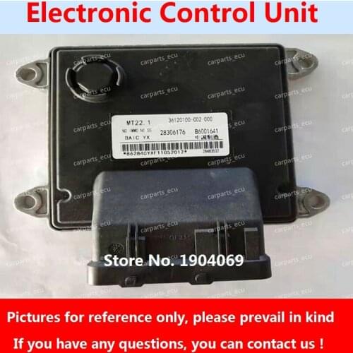 Engine Computer Board B6001721 28306176 36120100-C82-000 MT22 ECU B6001641 28483532 36120100-C02-000 For BAIC YINXIANG Huansu