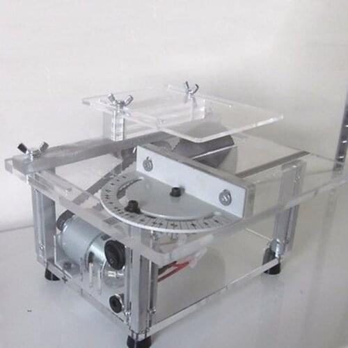 Multifunction Acrylic Portable Table Saw Cutting Machine Mini Eletric Saw Bench Polisher Polishing For Woodworking DIY