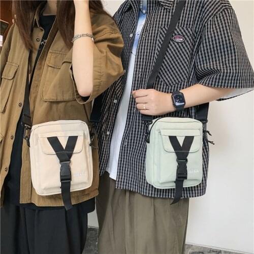 Men Sling Bag Mini Crossbody Bag Fashion Phone Purse Breast Shoulder Bags Boy Canvas Messenger 2021 Male Small Satchels