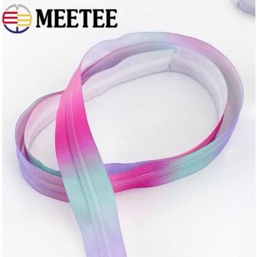 2/5/10meters 5# Nylon Coil Zippers for Bags Coat Garment Decoration Zip DIY Home Textile Repair Kit Clothes Sewing Accessories