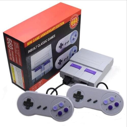 2018 New Retro Super Classic Game Mini TV 8 Bit Family TV Video Game Console Built-in 660 Games Handheld Gaming Player Gift