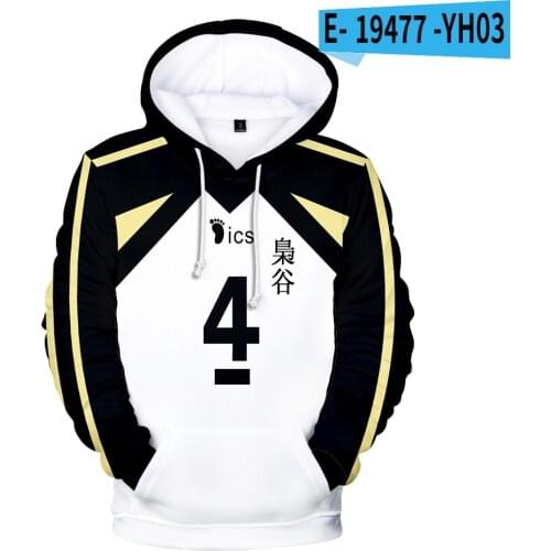 2020 NEW Anime Young Manga Harajuku hoody Sweatshirt Haikyuu cosplay 3D Casual Adult Pullovers Casual mens Hoodies Sweatshirts