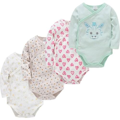 0-12M Autumn Newborn Baby Sleepwear Pijamas Kids Boy Girls Pajamas Warm Boys Girls Children Clothes Roupas Bebe Fille 2 3 4PCS