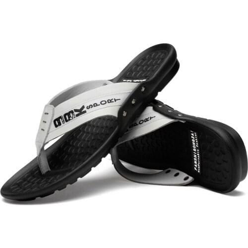 Para ritable genuino sandale piscine teenslippers sandal men genuine v summer flat sandalen bain for sandles sandals shower de