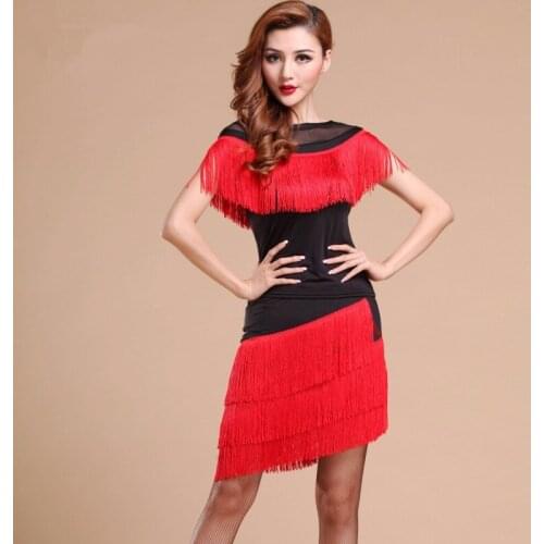 Summer New Girls Latin Dance Dress,Sexy Fashion Skirt for Samba/Chacha Performance/Competition Wear,Professional Women Costumes