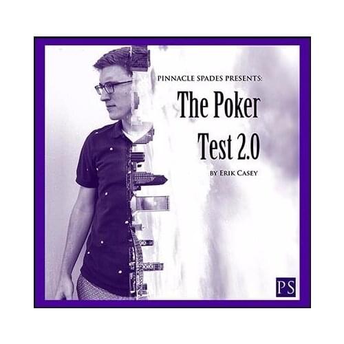 Poker Test 2.0 and Gimmick Erik Casey / close-up stage street card magic tricks products wholesale free shipping