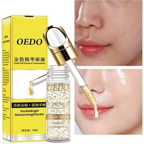 24k Gold Hyaluronic Acid Face Serum Moisturize Shrink Pores Brighten Improve Fine Lines Lifting Firming Amide Face Essence Skin