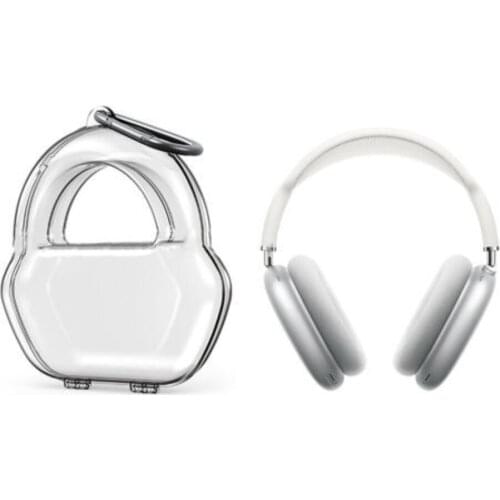 5pcs For Apple AirPods Max protective case Bluetooth headset ear cap cover head-mounted protective shell storage bag