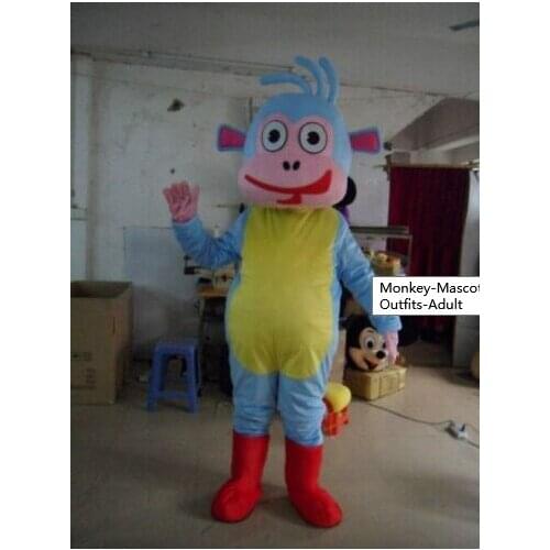 Monkey Mascot Costume Cosplay Theme Birthday Halloween Party Dress Outfits Adult