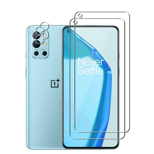 For OnePlus 9R (5g) Camera Lens Film & Protective Phone Screen Protector Tempered Glass Guard