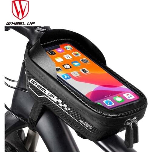 6.5inch Bicycle Bag Case Frame Front Tube Cycling Hard Shell Mountain Bike Beam Phone Bag Saddle Bag Riding Accessories XA5Q
