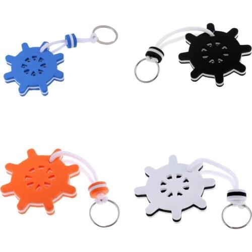 4pcs Foam Floating Key Rings Keychains for Boat Kayak Marine Canoe Dinghy Marine Boating Keyring