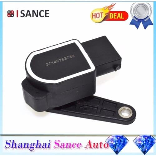 ISANCE Rear Headlight Height Level Adjustment Sensor 37146763735 37146763737 37146778815 For BMW 128 135 323 328 325 335 530 645