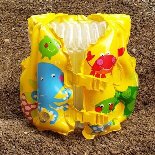 Boys vest Child Thicken Inflatable Vest toy outdoor Kid Swim Trainer Drifting Fishing Jacket Baby Boy Girl Swimming Floating