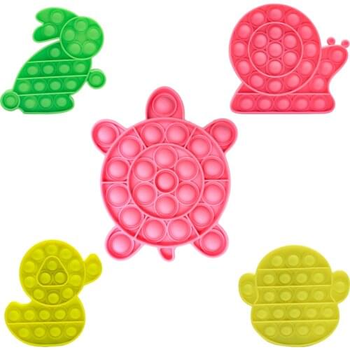 Bubble Sensory Fidget Toy Autism Squishy Stress Reliever Toys Adult Kid Unicorn Pop Funny Anti-Stress Fidget Toys