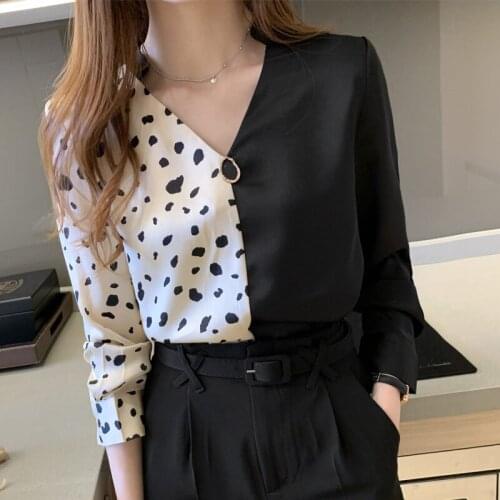 MIMCQOOS Leopard Blouses