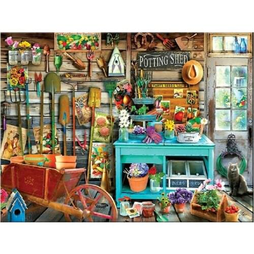 DIY 5D resin diamond embroidery Tool Library diamond painting cross stitch cat full square rhinestone mosaic wall Decorative
