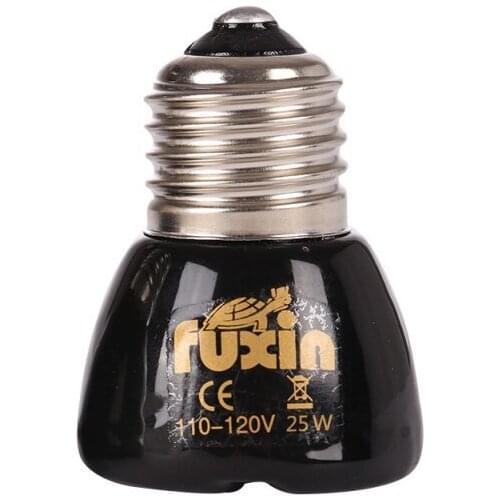 Pet Heating lamp Infrared Ceramic Emitter Heat Light Bulb Pet Brooder Chickens Reptile Lamp 25/50/ 75/100W