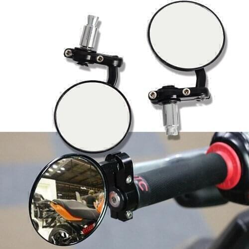 Motorcycle Handlebar Ends Rearview Mirror For Honda shadow aero 750 xr400 cbr 600 rr nc700x cb 500 shadow vt1100 st1100 cb750