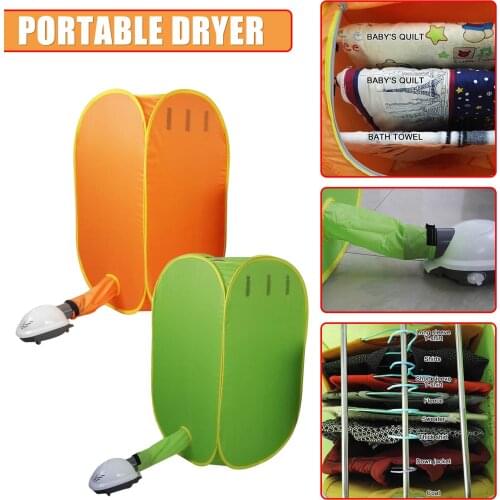 New Design Portable Mini Electric Clothes Dryer Air Heater Machine Home Portable Electric Clothes Dryer Bag Home Tools