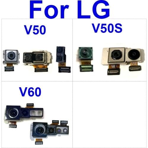 Front & Back Rear Camera Module For LG V50S ThinQ LG-V510 LM-V510N Main Camera + Samll Facing Camera Replacement Parts
