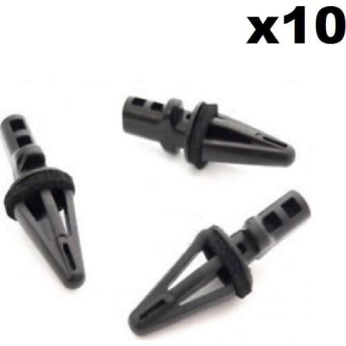 10x Plastic Rear Bumper Clips to fit For Nissan Pathfinder, Armada & Infiniti QX56