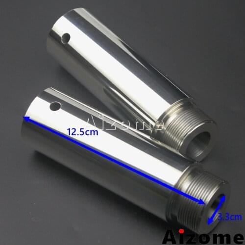 Steel Motorcycle Front Fork Extender 39mm Fork Tube 4in Extensions For Harley Dyna Glide Sportster XL883 XL1200 Super Glide FXD