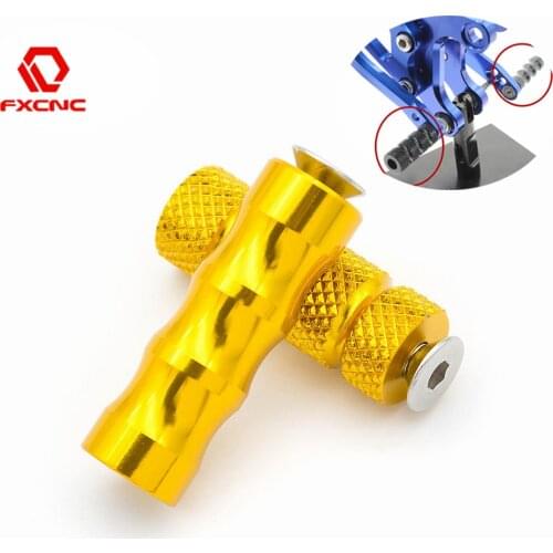 M6 Universal Motorcycle Footrest Rearset Foot Rest Foot Gear Shift Peg Pedal For Honda CBR 600 1000 300 RR 250R 500R 150R F4I