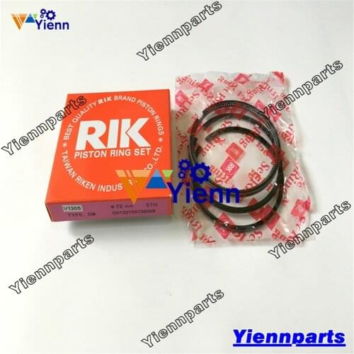 V1205 V1205-B Piston Ring Set For Kubota KSR250ADX SnowPloughs Diesel Engine Repair Parts