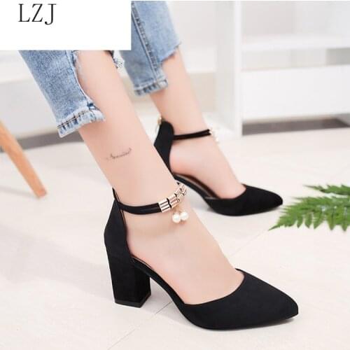 Hot Selling 2018 Side With Summer Women Shoes Pointed Toe Pumps Dress Shoes High Heels Boat Shoes Wedding Shoes Tenis Feminino