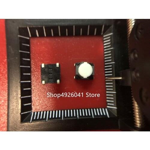 10PCS Original new 100% Japan import soft touch switch 6*6*5 silent silicone switch patch 4pin EVQP1K05M