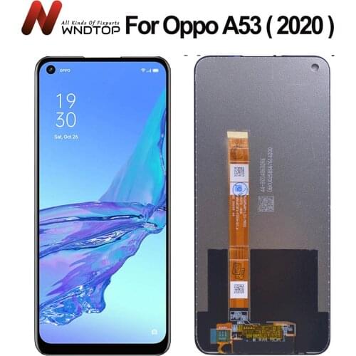 100% Tested For OPPO A53 2020 LCD Display Touch Screen Digitizer Assembly Replacement For 6.5" Oppo A53 CPH2127 LCD