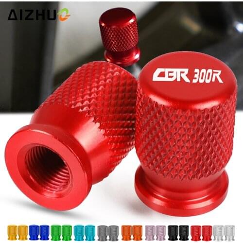 CNC Aluminum FOR HONDA CBR300R CBR 300R CB300F CB 300F 2014-2018 Tire Valve Wheel Tyre Air Port Cover Cap Motorcycle Accessories