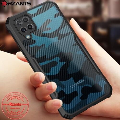 Rzants For Samsung Galaxy A12 S21 S21 Plus S21 Ultra Case Hard [Camouflage Beetle] Hybrid Shockproof Slim Crystal Clear Cover