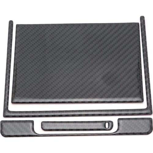 For Toyota Camry 2018 2019 2020 Carbon Fiber Interior Center Console Storage Box Panel Cover Trim Decals Stickers Kit