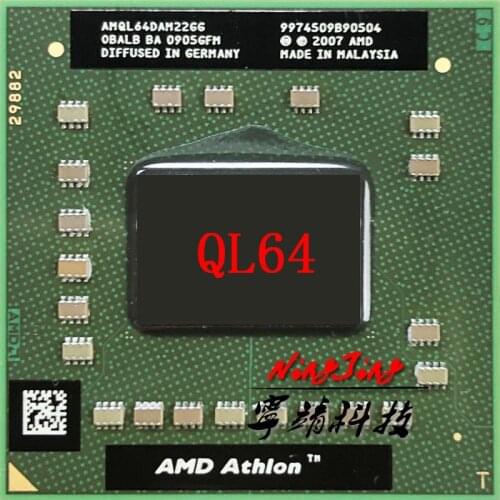 AMD Athlon 64 X2 QL-64 QL 64 QL64 2.1 GHz Dual-Core Dual-Thread CPU Processor AMQL64DAM22GG Socket S1