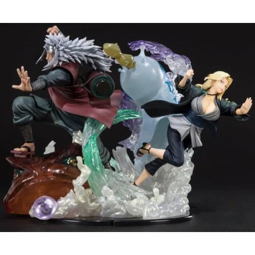 NEW Anime Naruto Shippūden three endure Jiraiya Tsunade Orochimaru PVC Action Figure Collection Model Toys Children Gifts