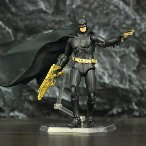 Marvel Comics Justice League Mafex 049 The Dark Knight Batman Superhero Figure Model Anime Figures Doll