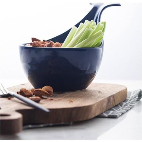 Fruit tools kitchen storage whale bowl kitchenware oven bowl snack tray