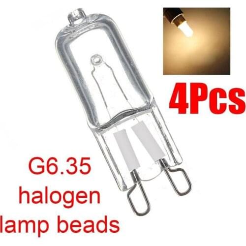 4pcs 12v50w Halogen Lamp Beads Dimmable Clear Capsule Light Bulb Lamp With Uv Stop Home Lighting Home Decor