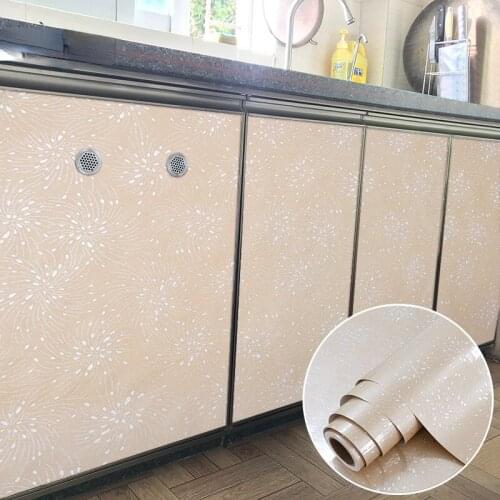 Oil Proof Sticker Waterproof Decorative Films Kitchen Self Adhesive Opaque Modern Wall Sticker Wand Aufkleber Home Decor BD50ZST